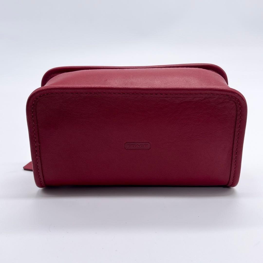 激レア✨コーチ COACH ポーチ オールド ヴィンテージ レッド 赤