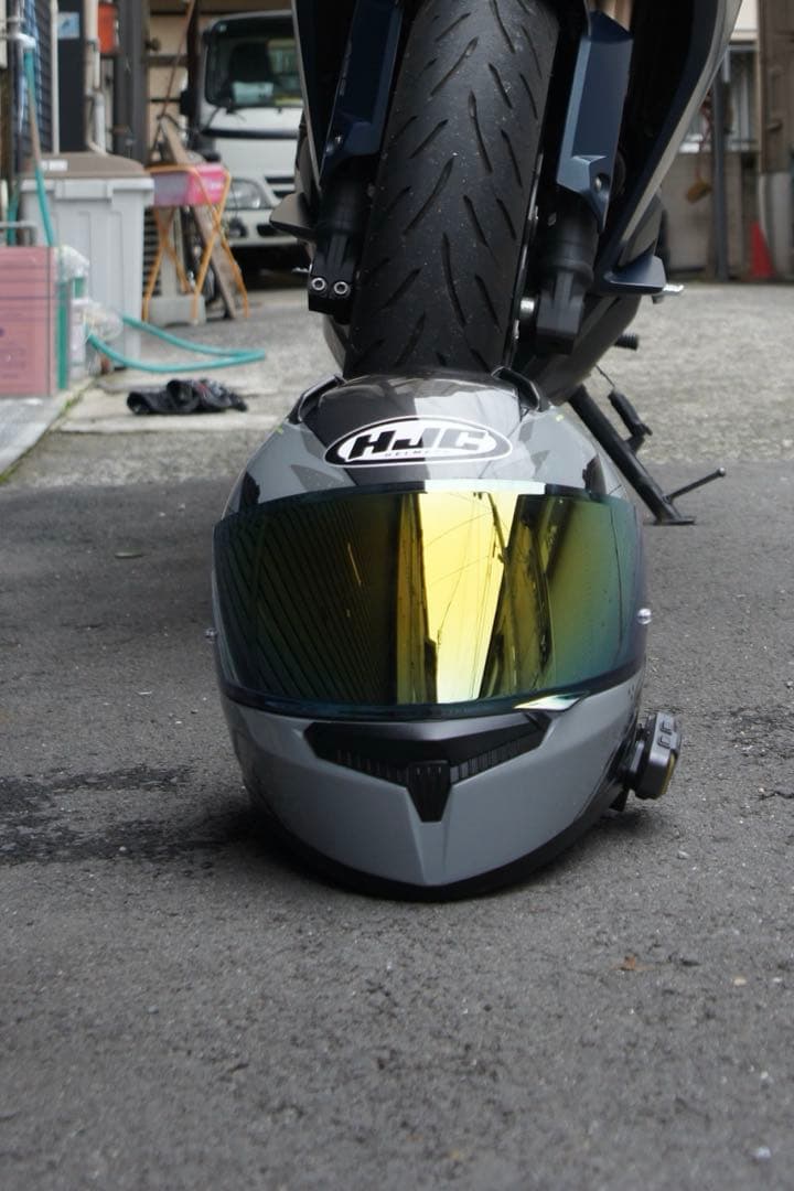 HJC ヘルメット 中華インカム付き