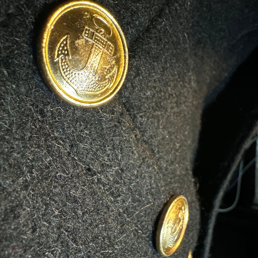 唯一無二⭐️将校 ミリタリー ナポレオンコート ヘヴィ ドイツ軍 ブラック