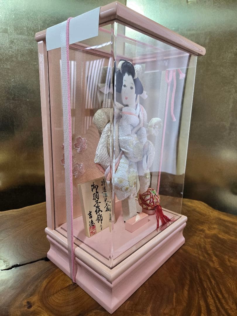 【展示品限り】正月飾り　羽子板　ケース飾り　※閉店セール　H34