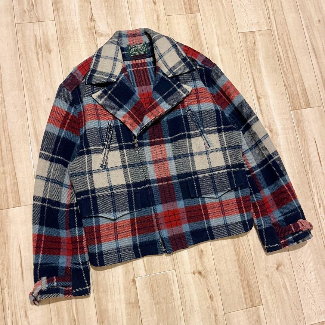 激レア！1990’s RALPH LAUREN “PLAID CHECK”JKT