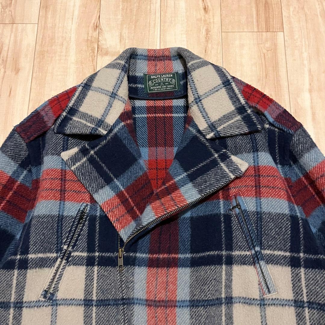 激レア！1990’s RALPH LAUREN “PLAID CHECK”JKT