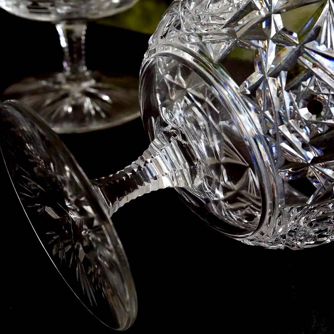 希少★オールドバカラ ラグニー★ラニー シャンパンクープ グラス 6脚セット美品