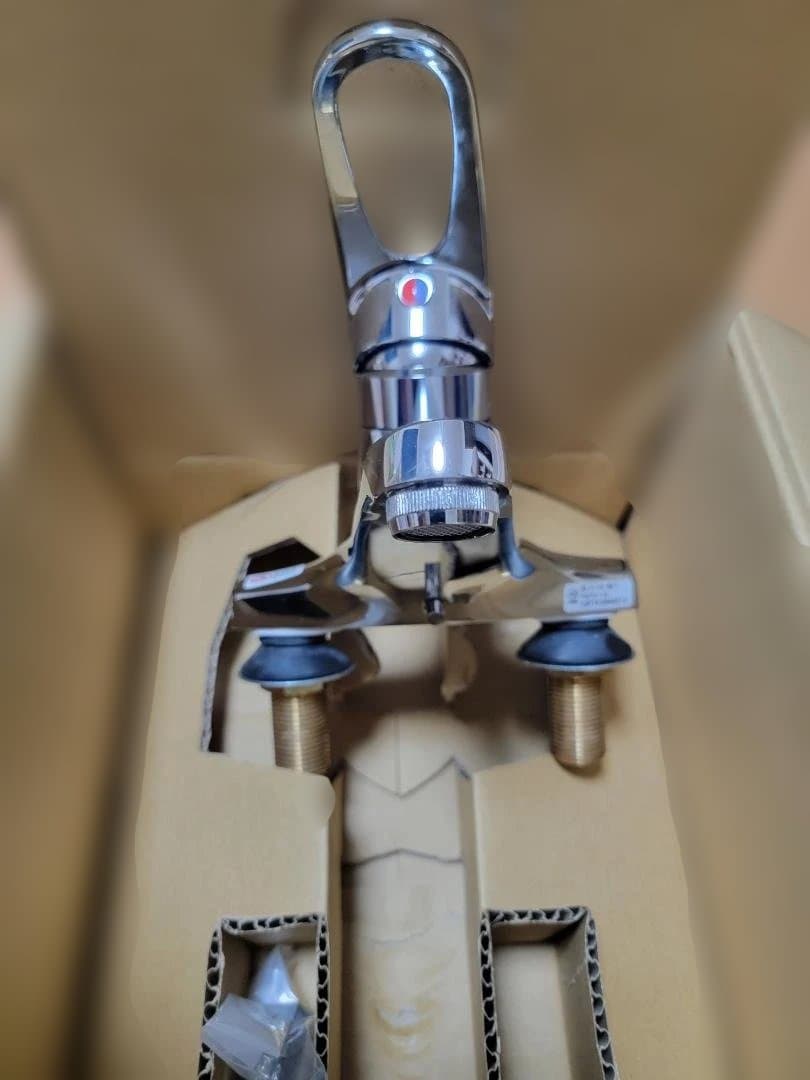 SANEI 洗面用 シングル混合栓 泡沫吐水 取K57C-13