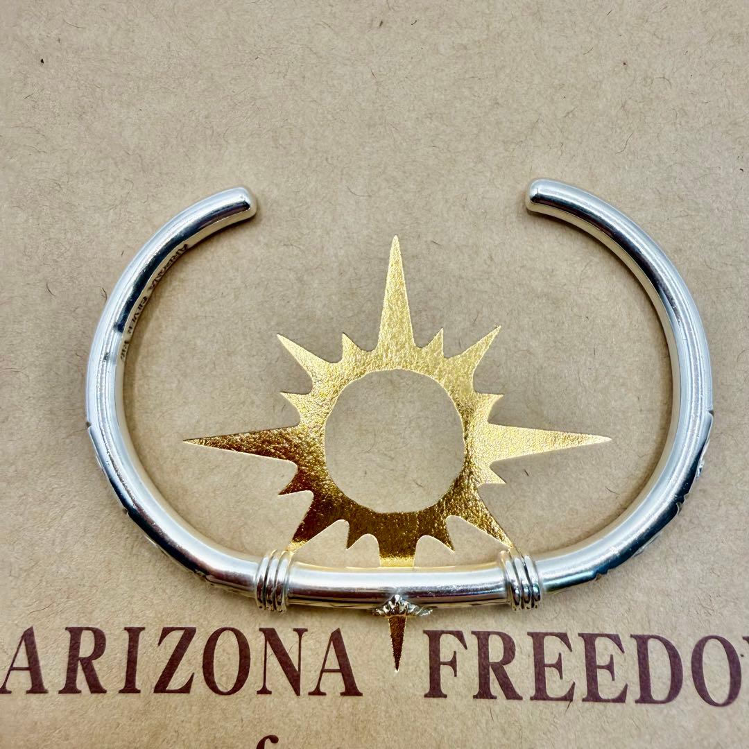 美品　アリゾナフリーダム　k18付きバングル　B-41a 定価43560円
