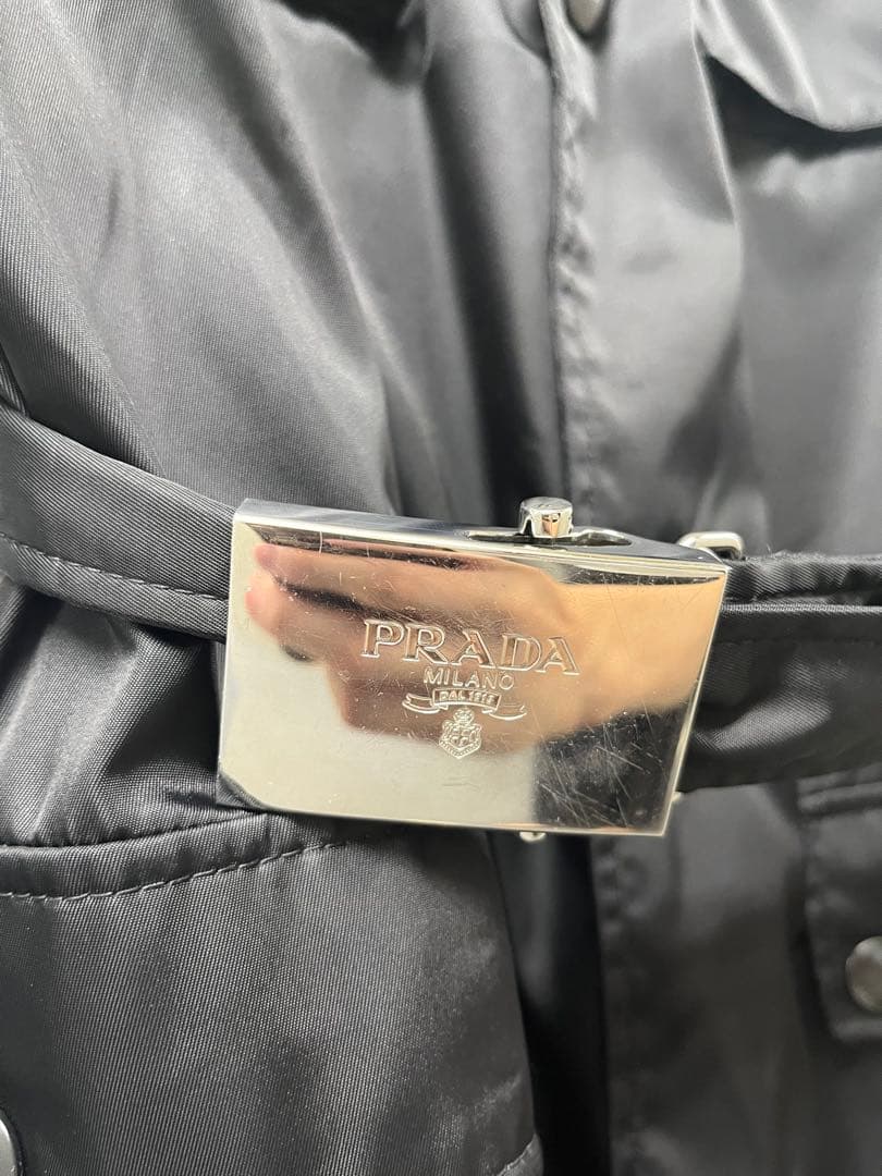 PRADA ブラック トレンチコート