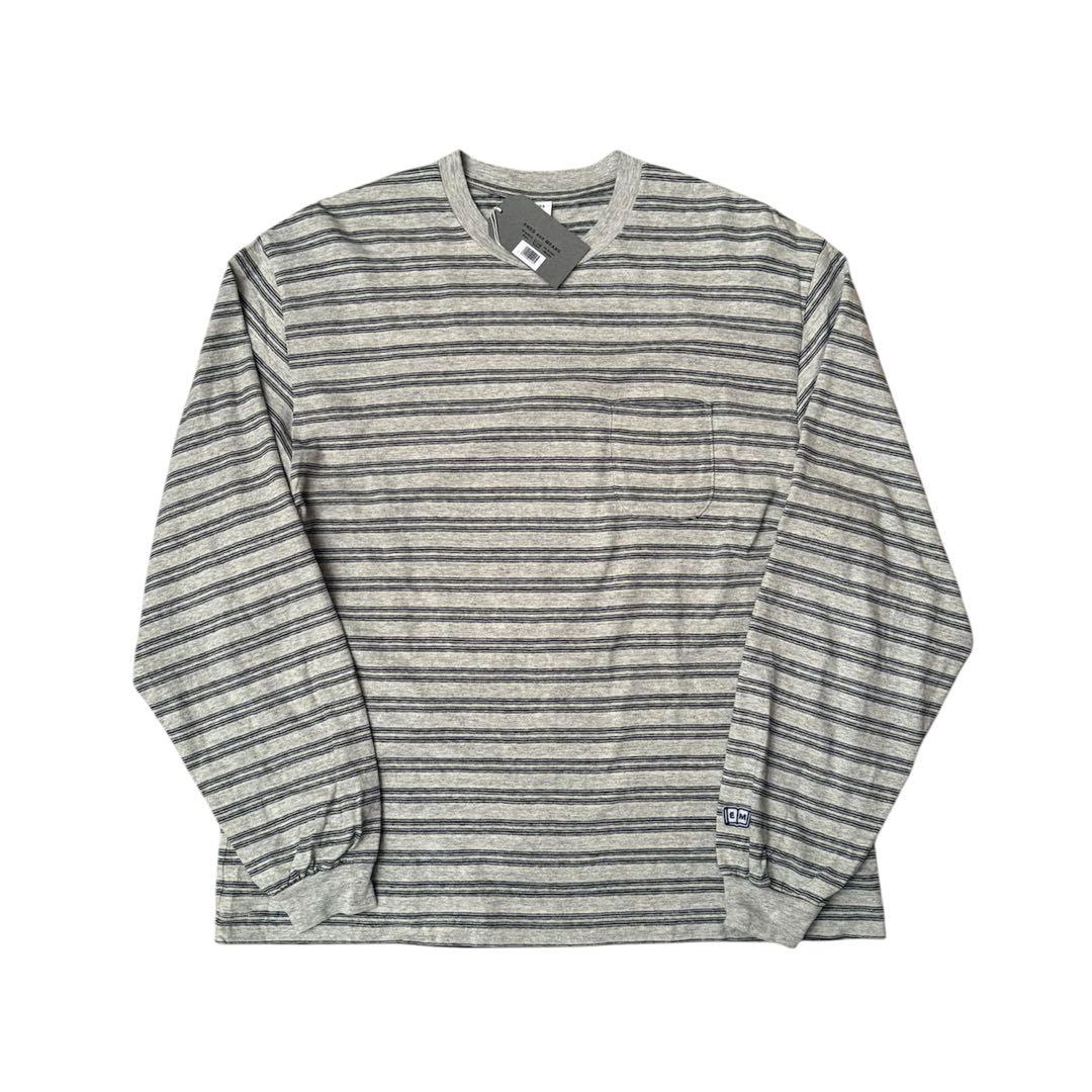 ENDS and MEANS ストライプ長袖Tシャツ M