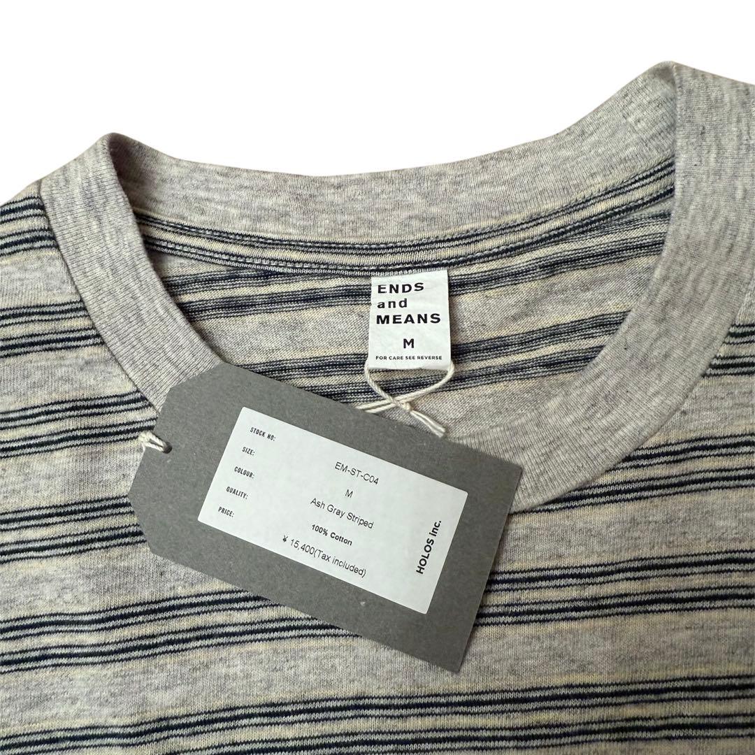 ENDS and MEANS ストライプ長袖Tシャツ M
