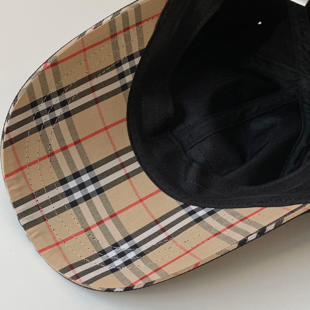 BURBERRY バーバリーゴルフ　ノバチェック　黒キャップ　美品