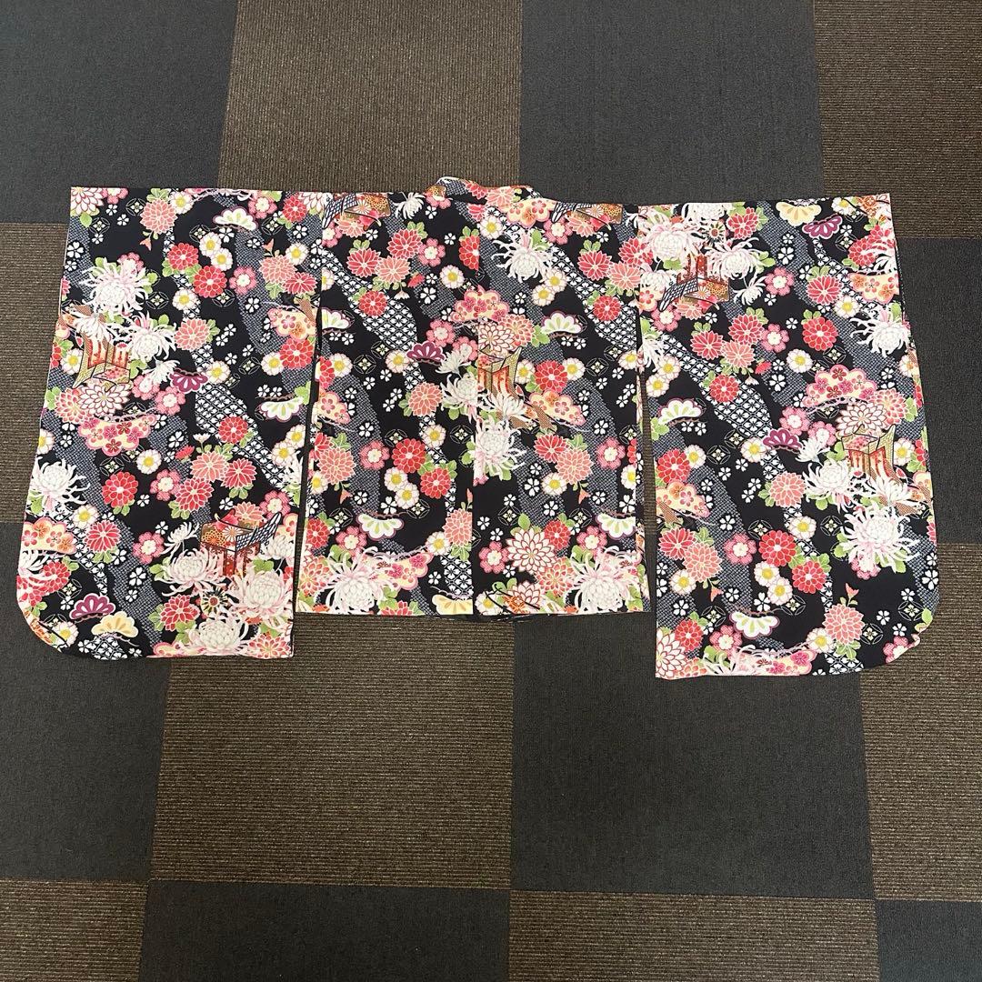 ★美品★卒業式　キャサリンコテージ 黒緑　袴セット 150cm 髪飾り付