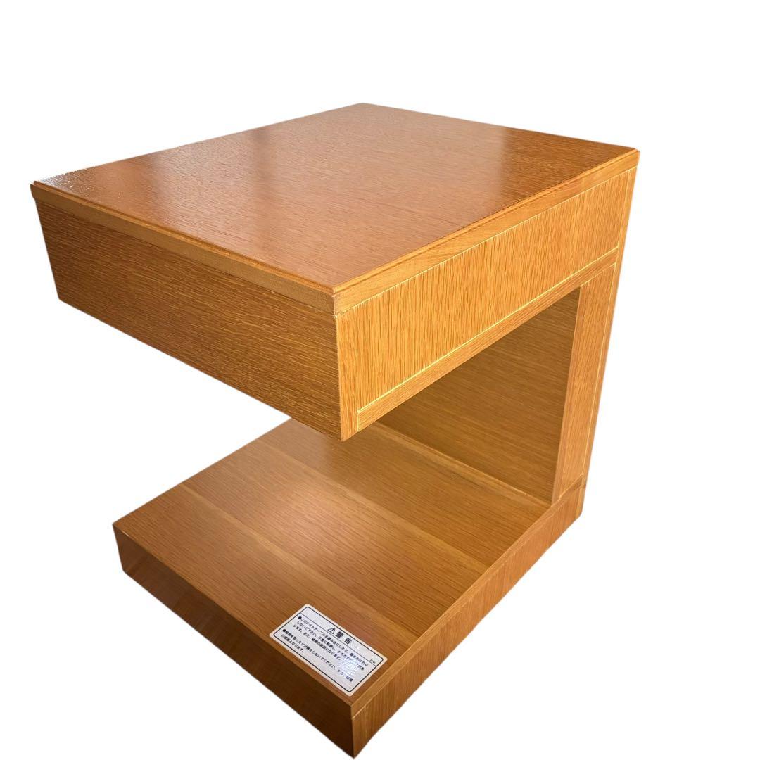 美品　フランスベッド　照明付き　ナイトテーブル　ES-TN Y ②