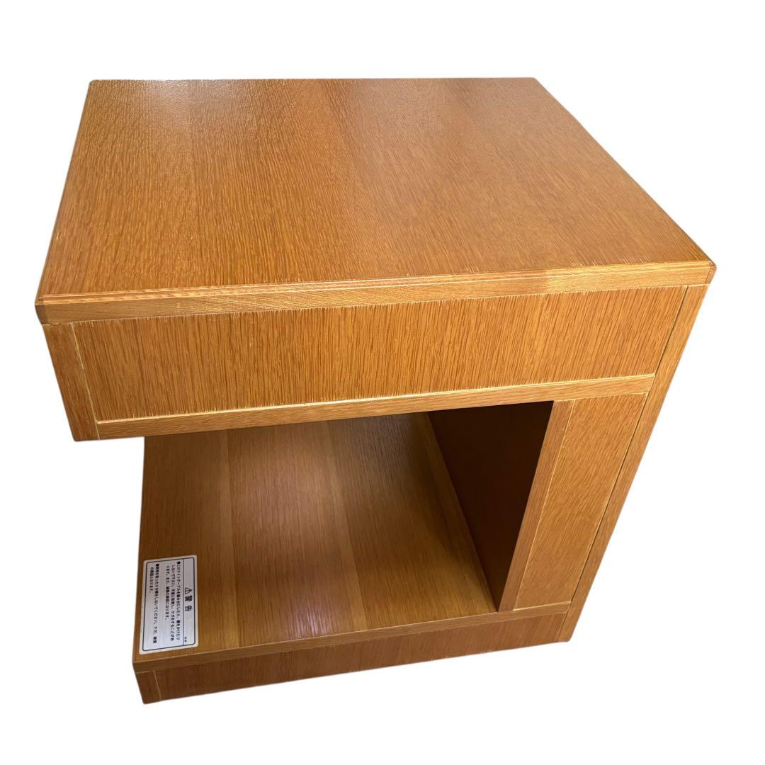 美品　フランスベッド　照明付き　ナイトテーブル　ES-TN Y ②