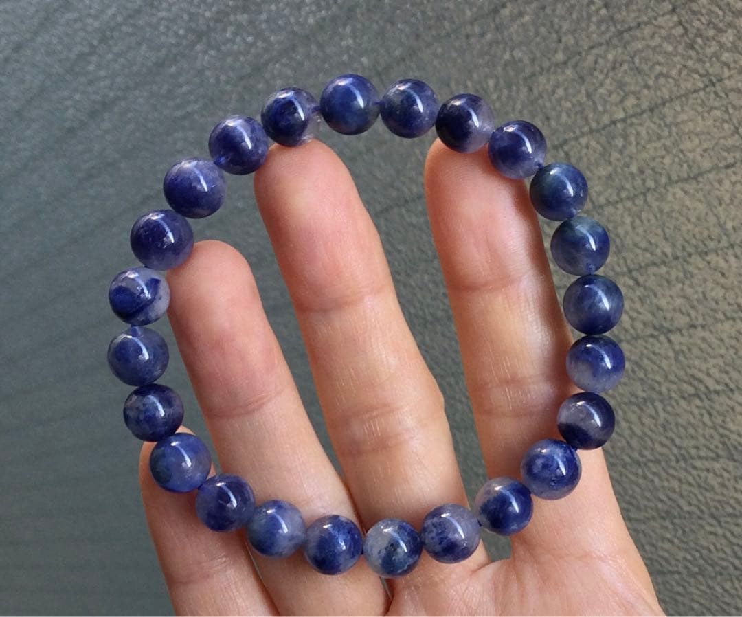 【プレミアム品質】◆レア&濃い色 デュモルチェライトインクォーツ「自信」