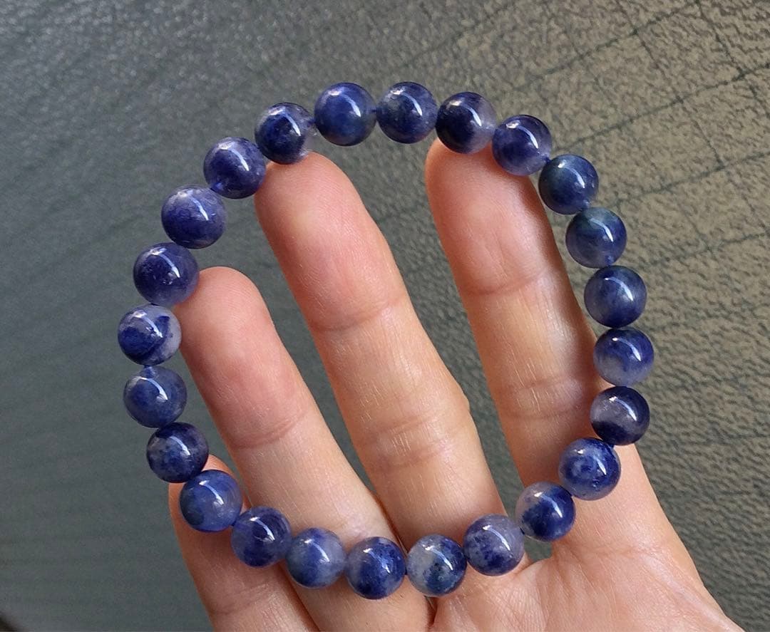 【プレミアム品質】◆レア&濃い色 デュモルチェライトインクォーツ「自信」