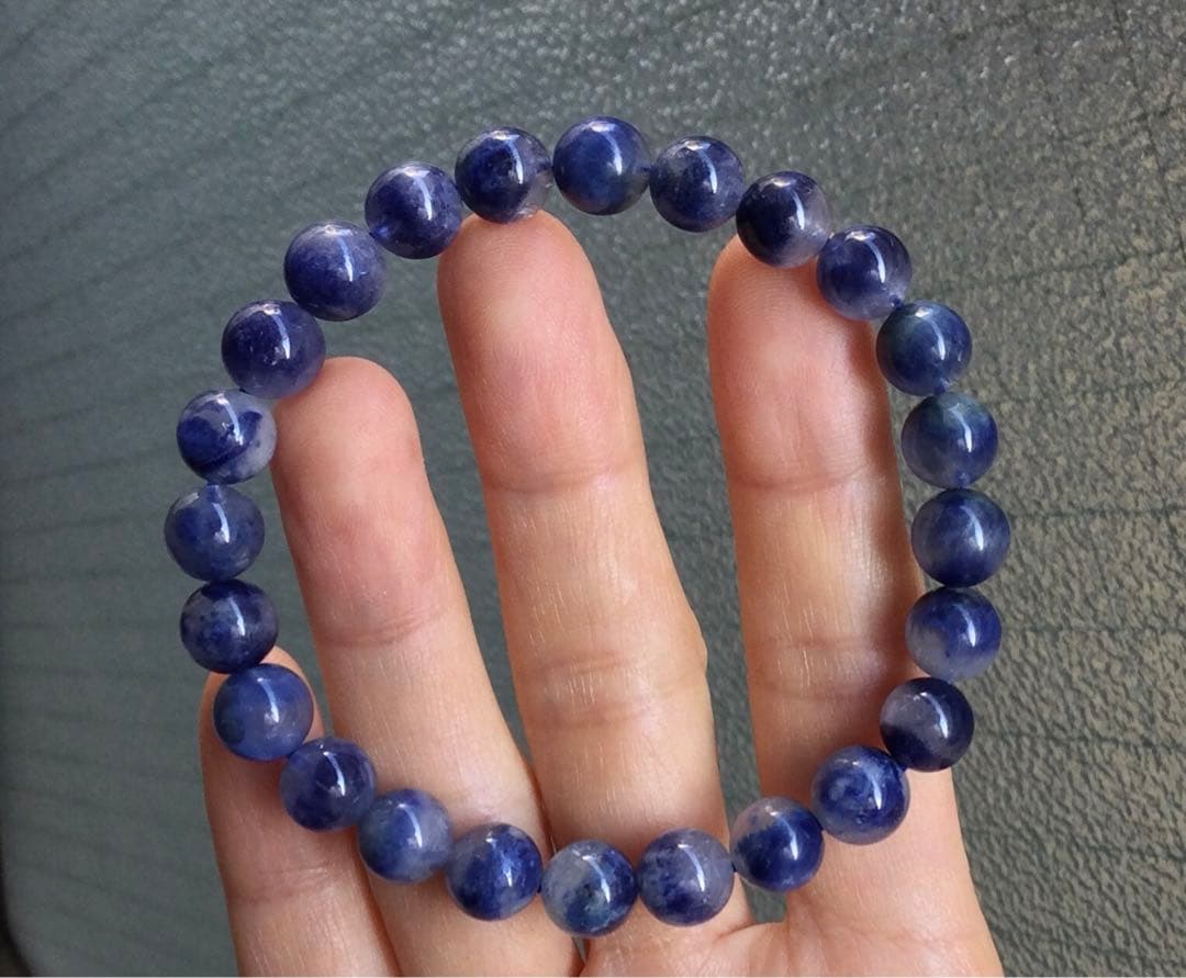 【プレミアム品質】◆レア&濃い色 デュモルチェライトインクォーツ「自信」