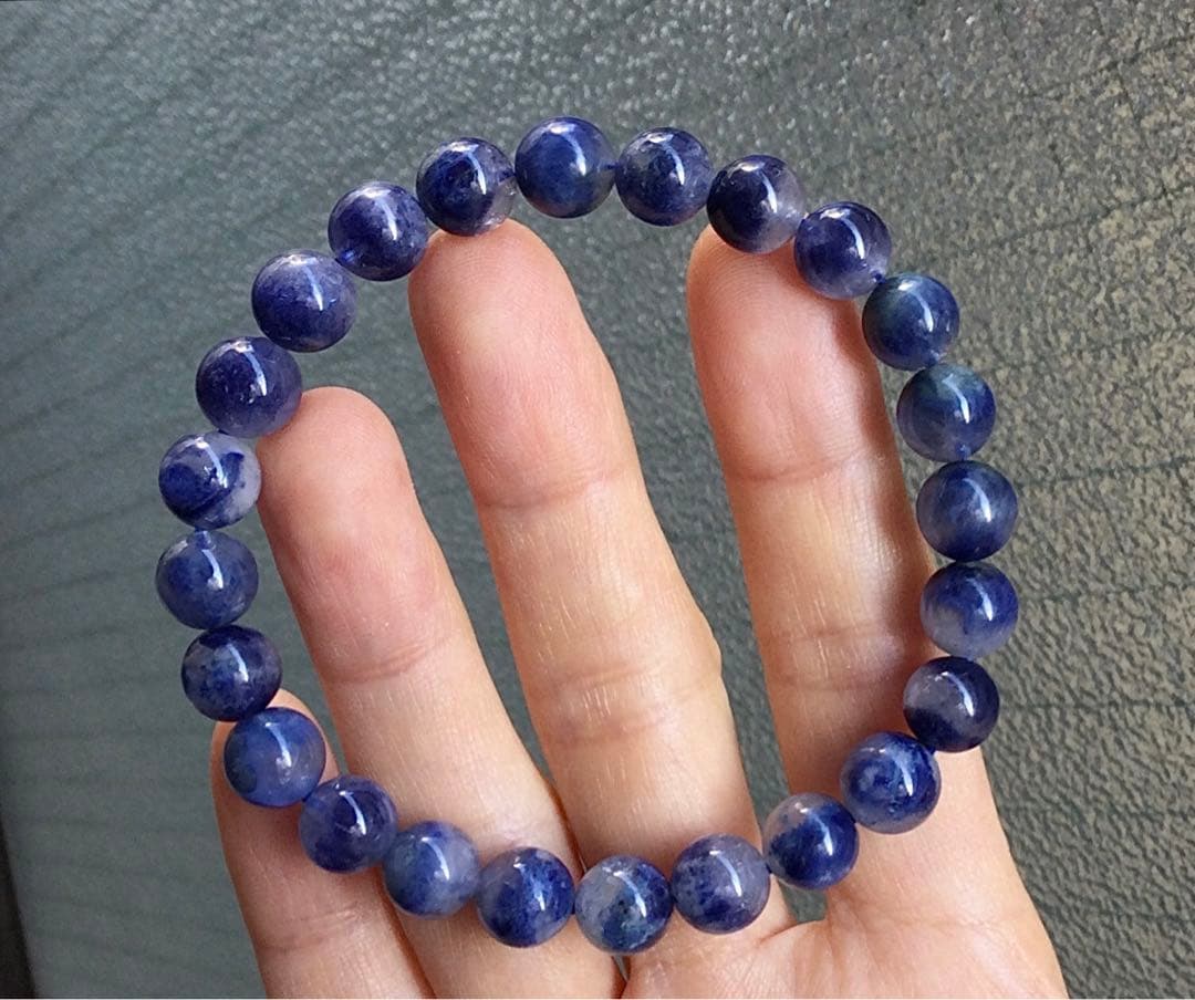 【プレミアム品質】◆レア&濃い色 デュモルチェライトインクォーツ「自信」