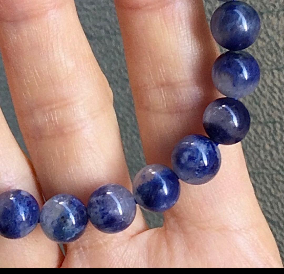 【プレミアム品質】◆レア&濃い色 デュモルチェライトインクォーツ「自信」