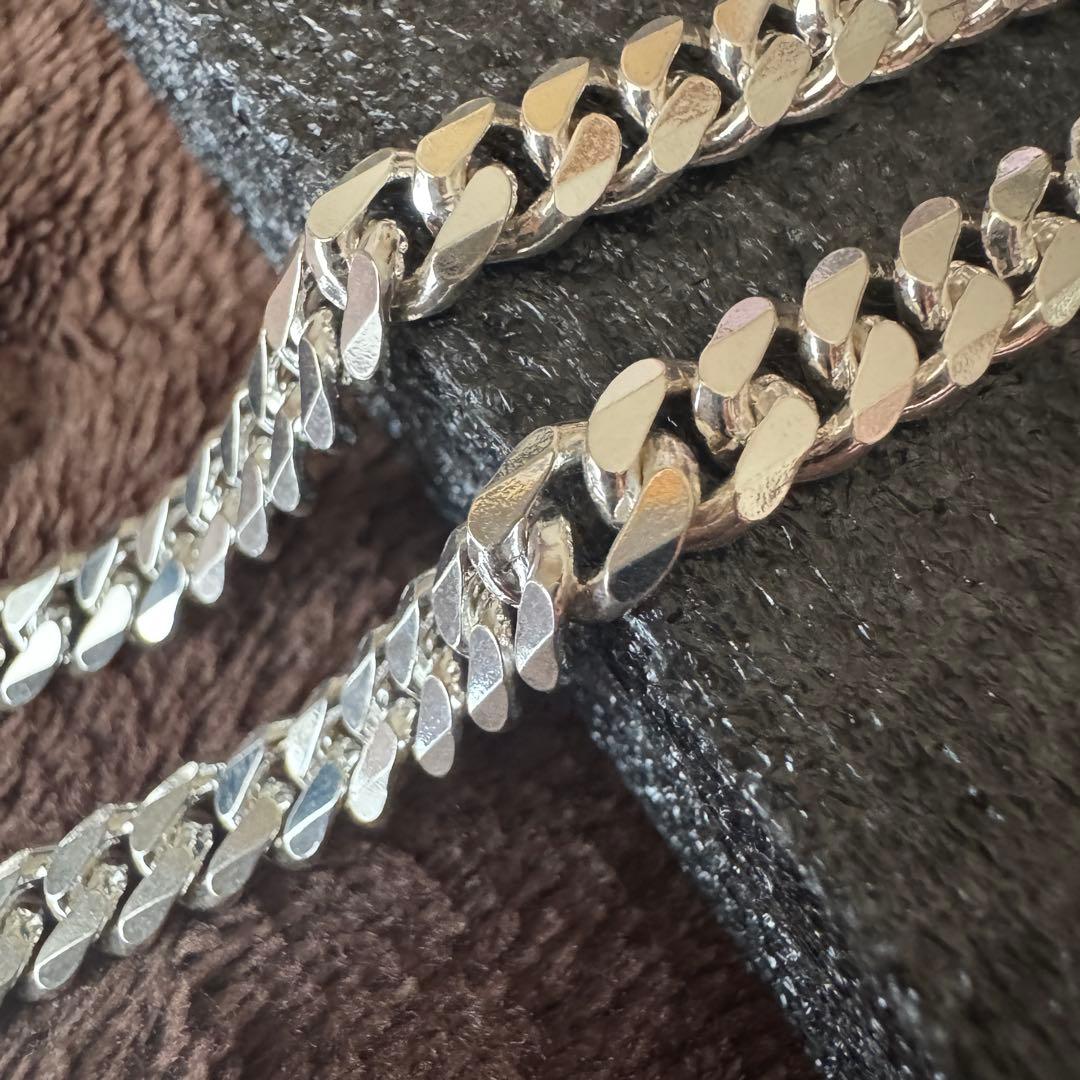 50cm 45g スターリングシルバー925　6面カット　喜平 刻印あり