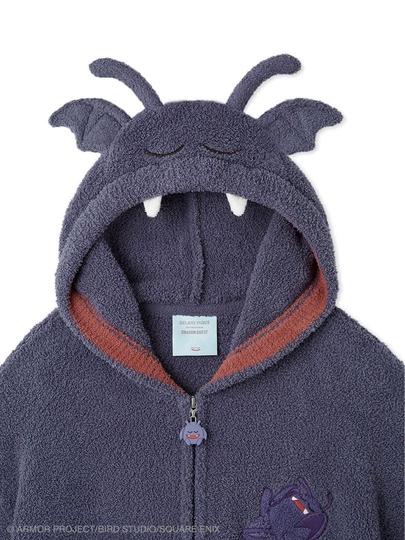 ジェラートピケ　SMサイズ　ドラゴンクエスト　　ドラキー　パーカー&ハーフパンツ