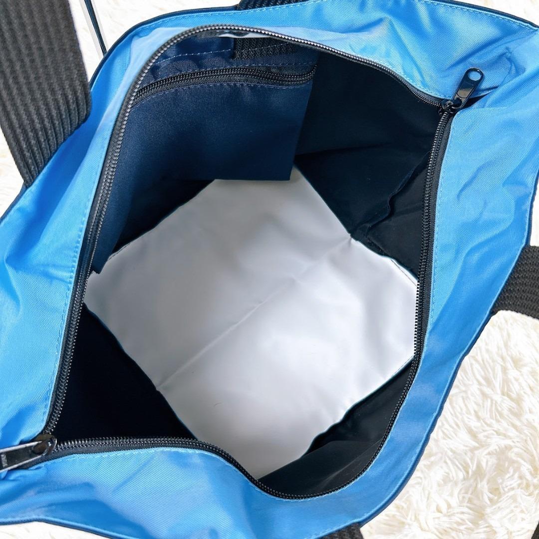 美品 エルベシャプリエ 1028N 舟型 ML トートバッグ ナイロン ネイビー