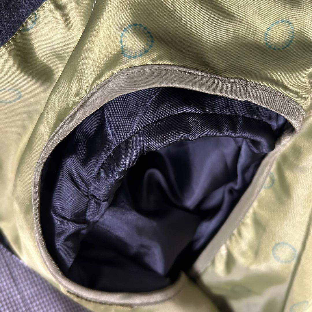 【美品】マッキントッシュ　千鳥柄　ステンカラーコート　ライナー付き　2WAY L