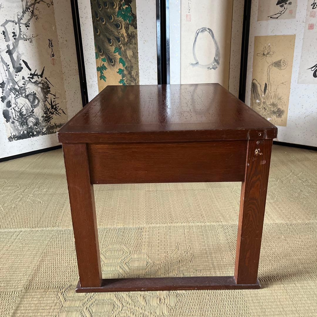 美品 アンティーク 文机 レトロ 引き出し