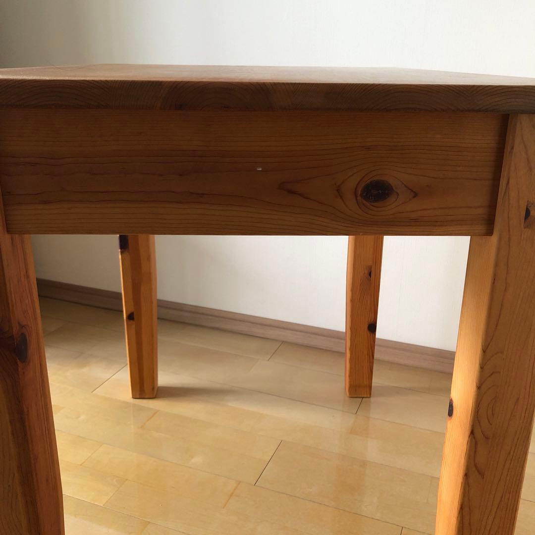 カントリー家具　本棚付きデスク