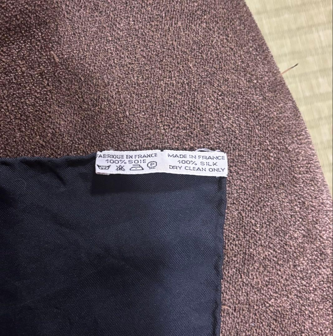 【HERMÈS】スカーフ カレ90 フェンシング柄