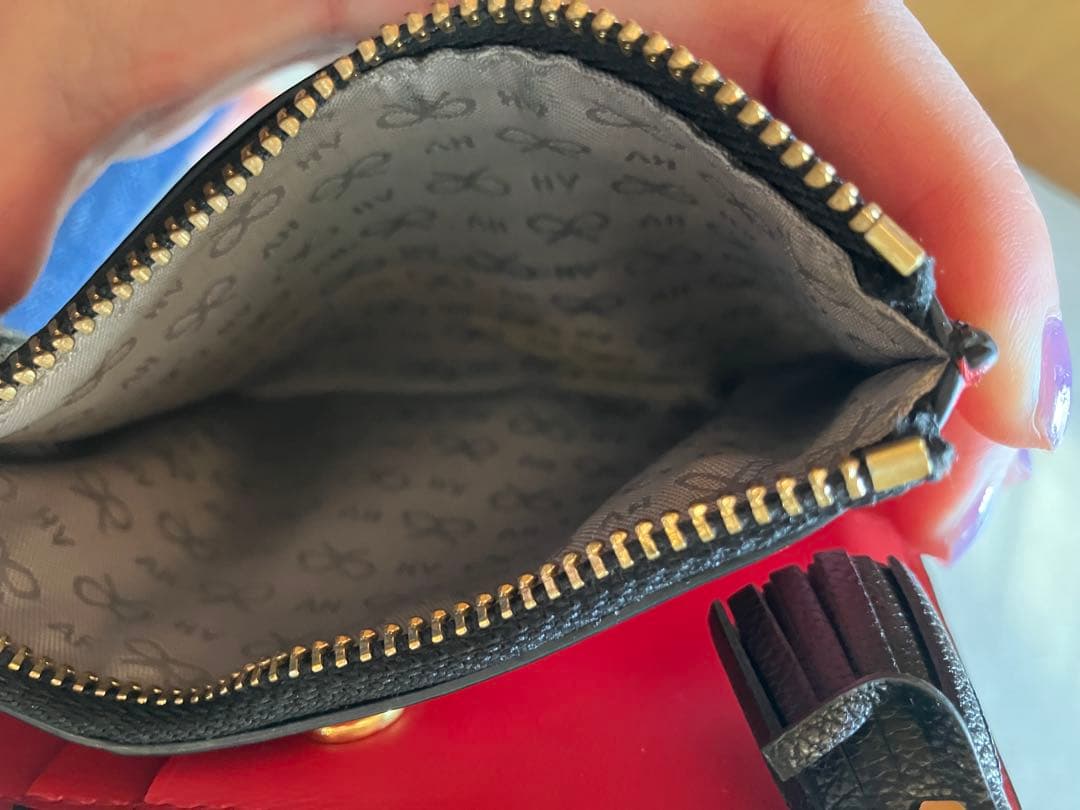 ANYA HINDMARCH ダブルジップ ウォレット