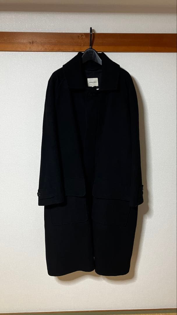 【23AW】NICHOLAS DALEY BIG MAC COAT BLACK