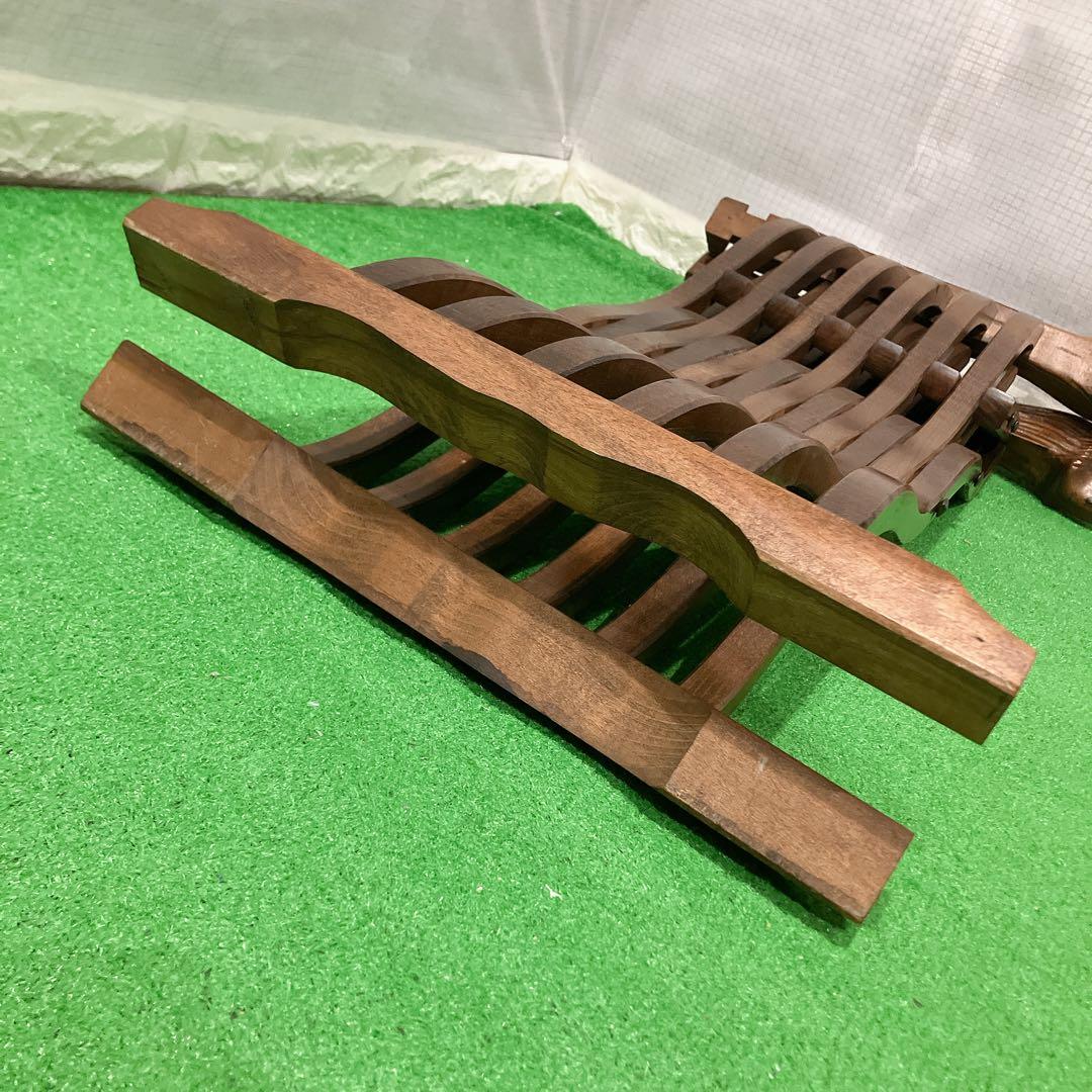 美品 イタリア製 サヴォナローラチェア ライオンチェア 折り畳み椅子