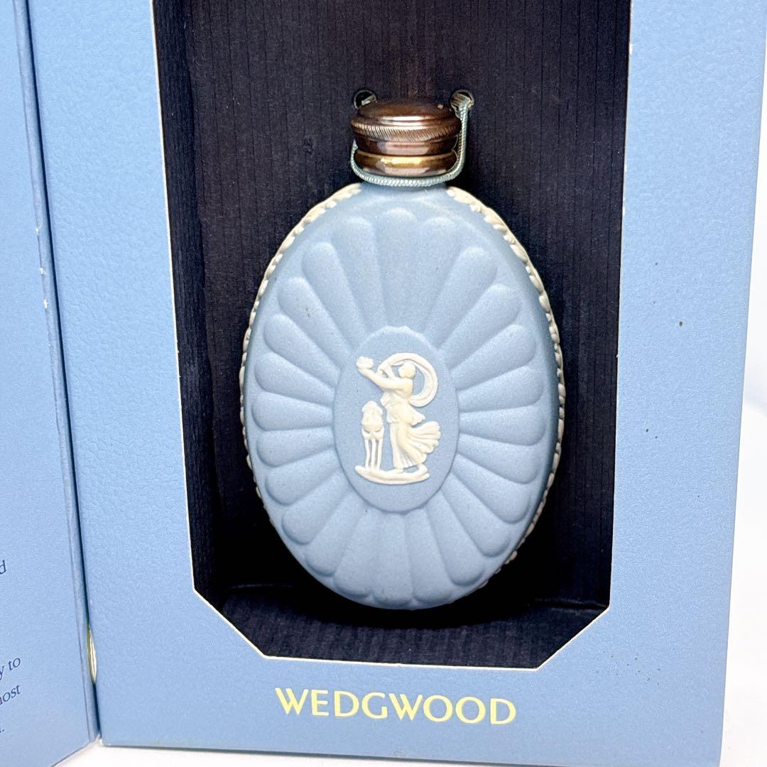 【未使用】ウェッジウッド ジャスパー パヒュームボトル オーバル型 パンドラ