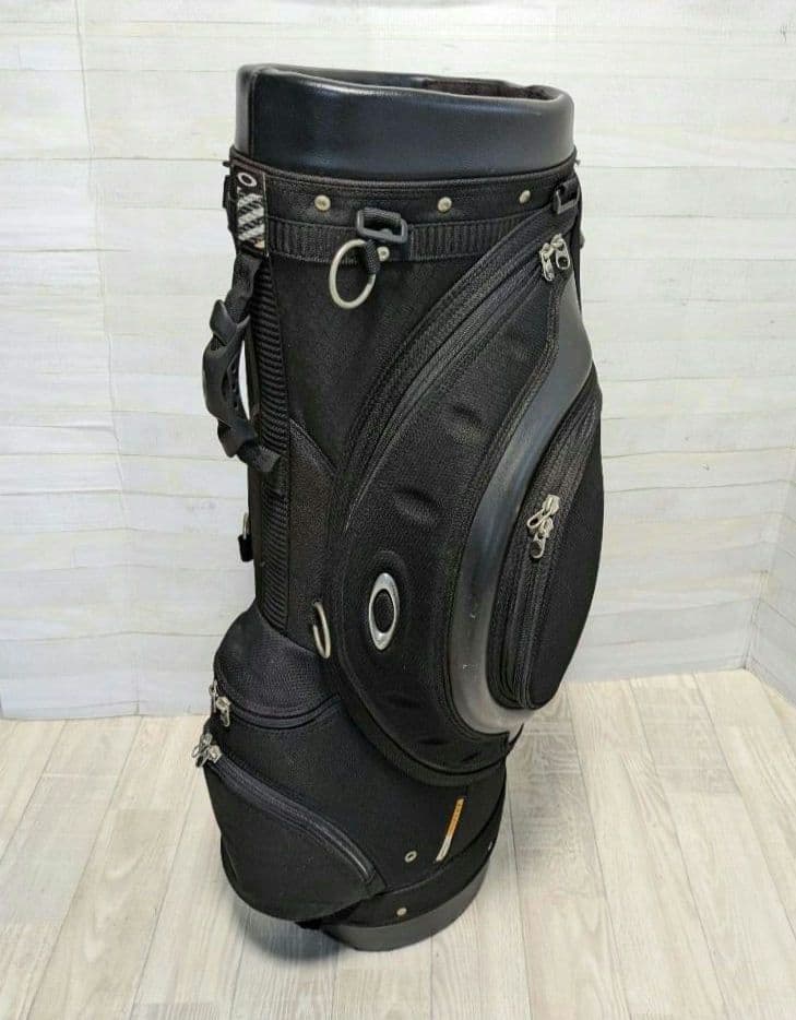 OAKLEY スタンド式キャディバック　オークリー　ブラックゴルフバッグ