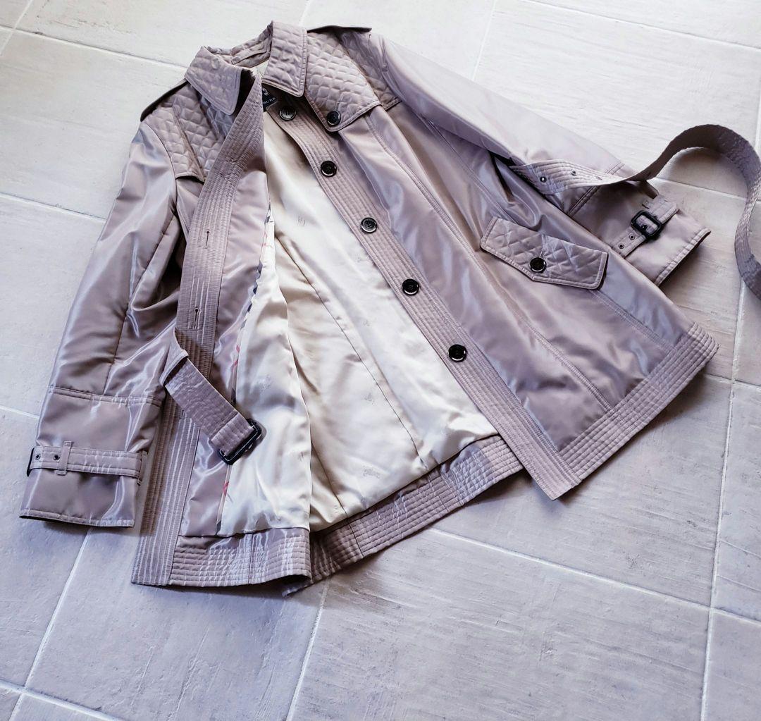 ★極美品★　BURBERRY　LONDON　キルティング　トレンチコート　44号