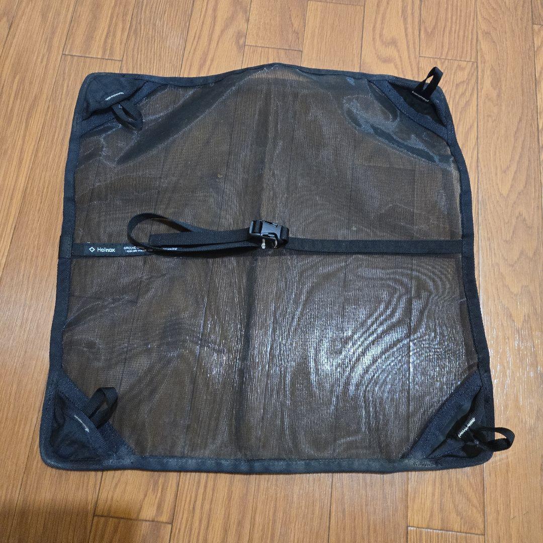 ヘリノックス カモ柄サバンナチェア グランドシート付(グランドシート穴あり)