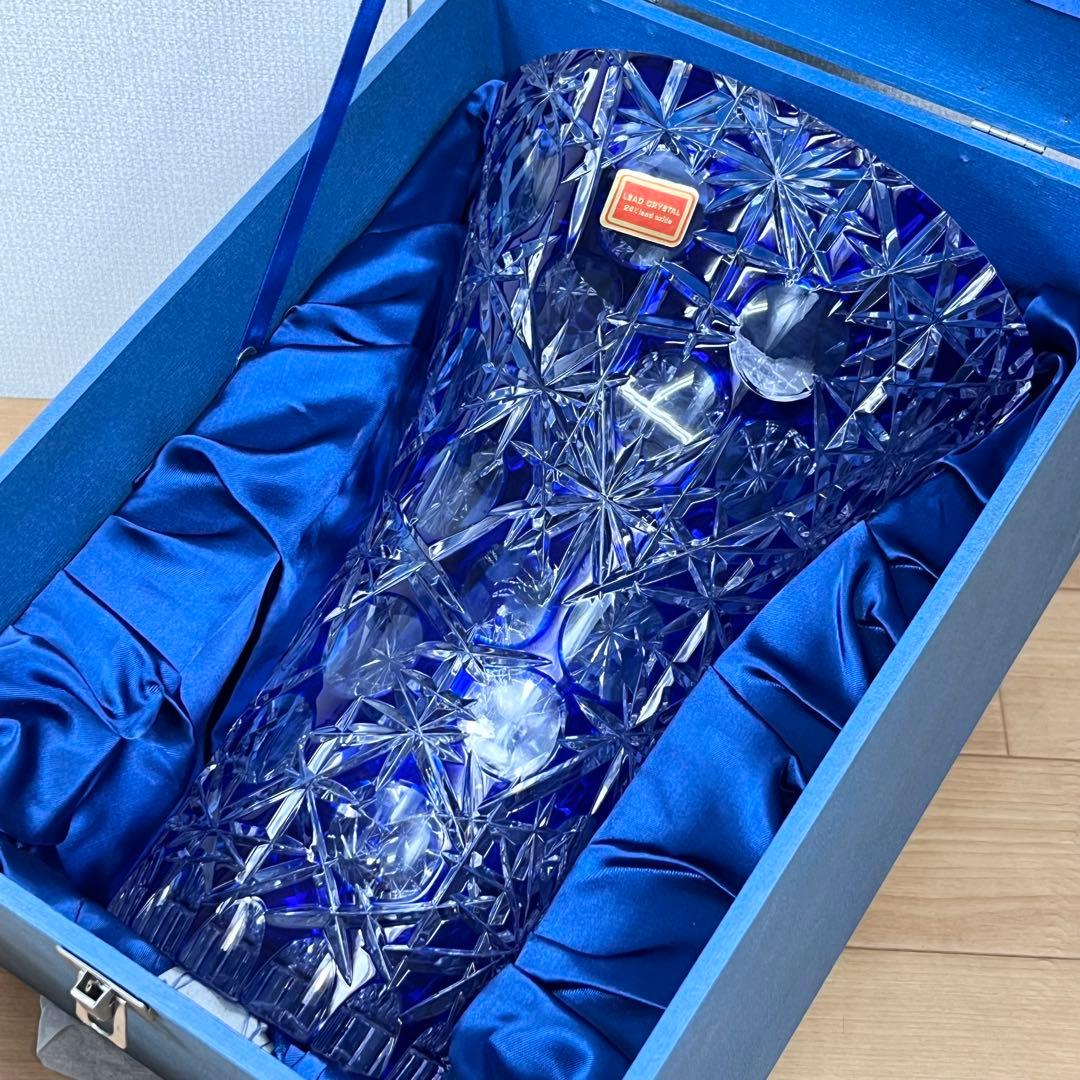 【新品未使用】DRESDEN KRISTALL ドレスデンクリスタル　切子　花瓶