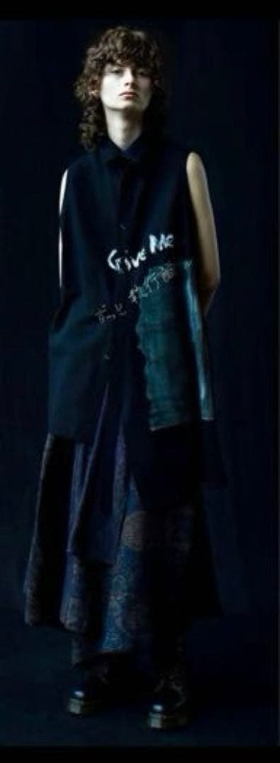 Y's 23SS アンティーク ジャガードプリント ワイドパンツ