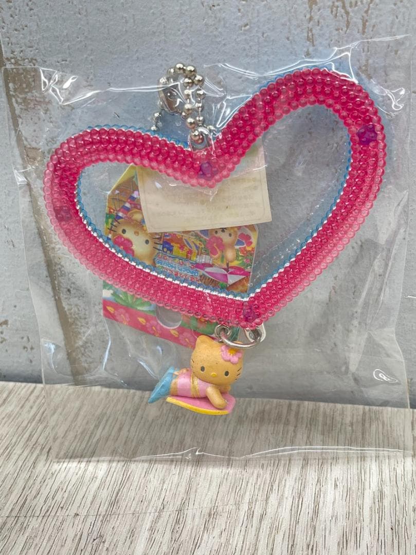 希少 当時物 キティ 夏休み海バージョン ミニバックマスコット 6種 04年