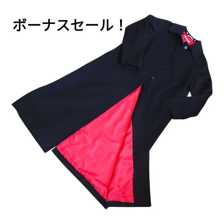 ポールスミスウーマン　ロングコート　羊毛70カシミヤ30 Lサイズ