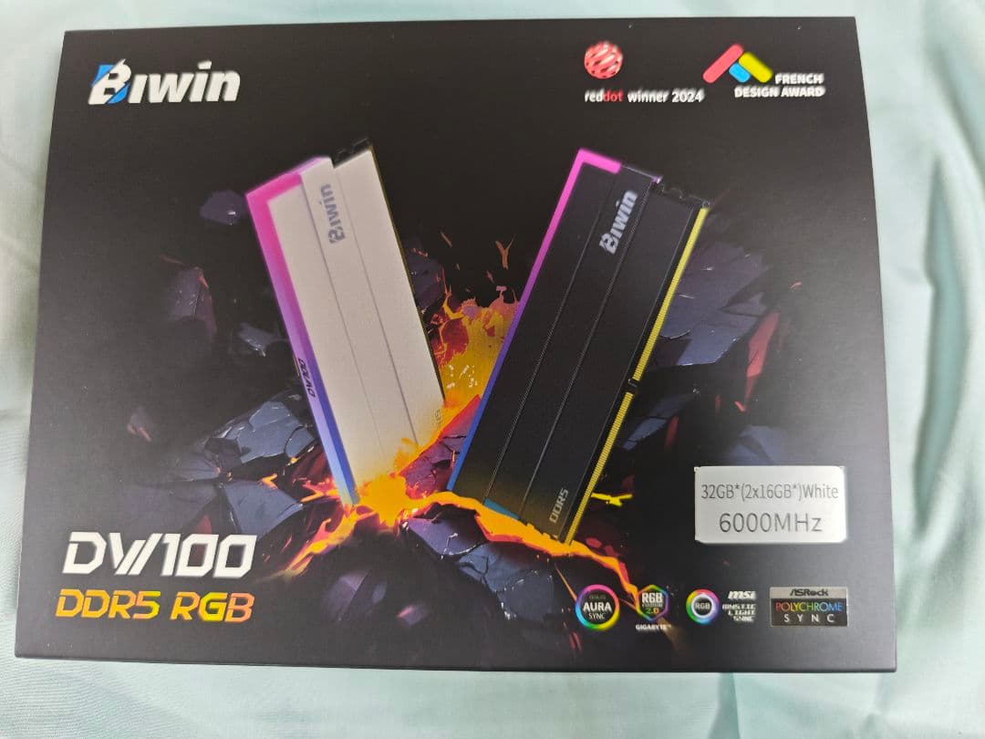 メモリー B1win DV100 DDR5 32GB 6000MHz RGB