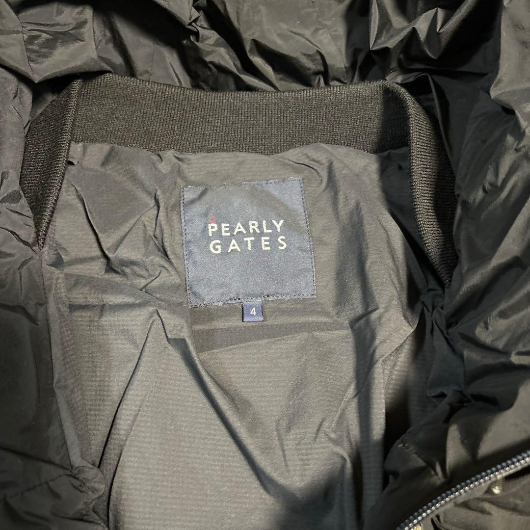 パーリーゲイツ12dダウンジャケット濃紺色サイズ4