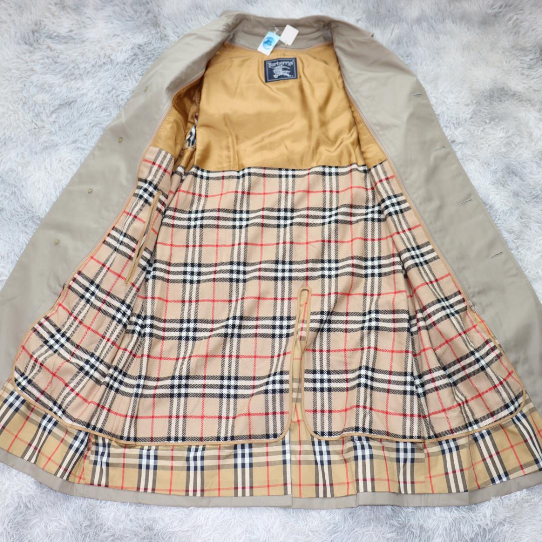 タグ付き✨バーバリーロンドン✨ライナー付　ステンカラーコート　ノバチェック１８０