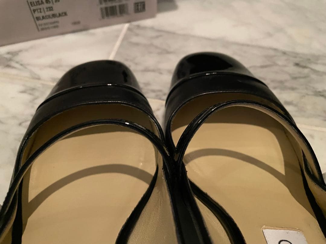 JIMMY CHOO ELISAブラックハイヒール・パンプス