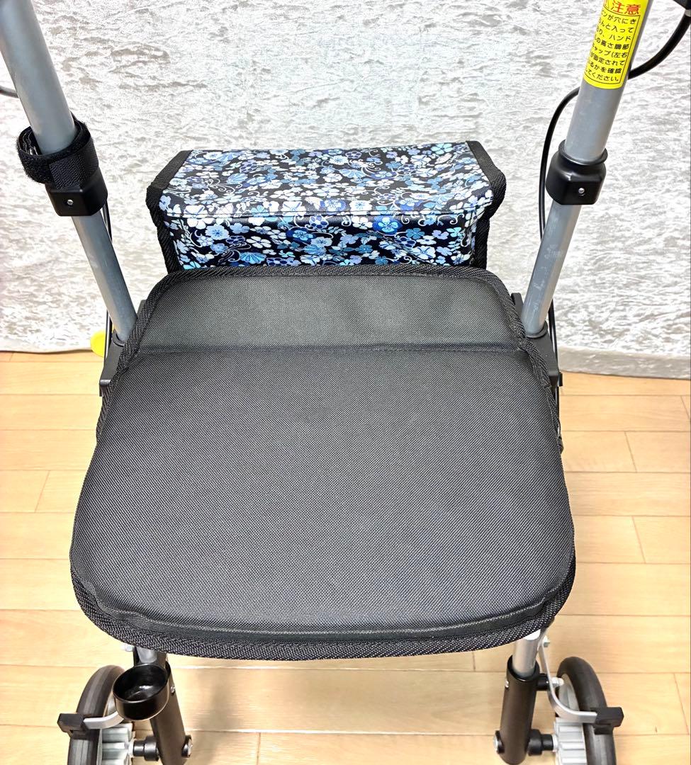 島製作所 たためる 座れるシルバーカー シンフォニースリムSP 取扱説明書有