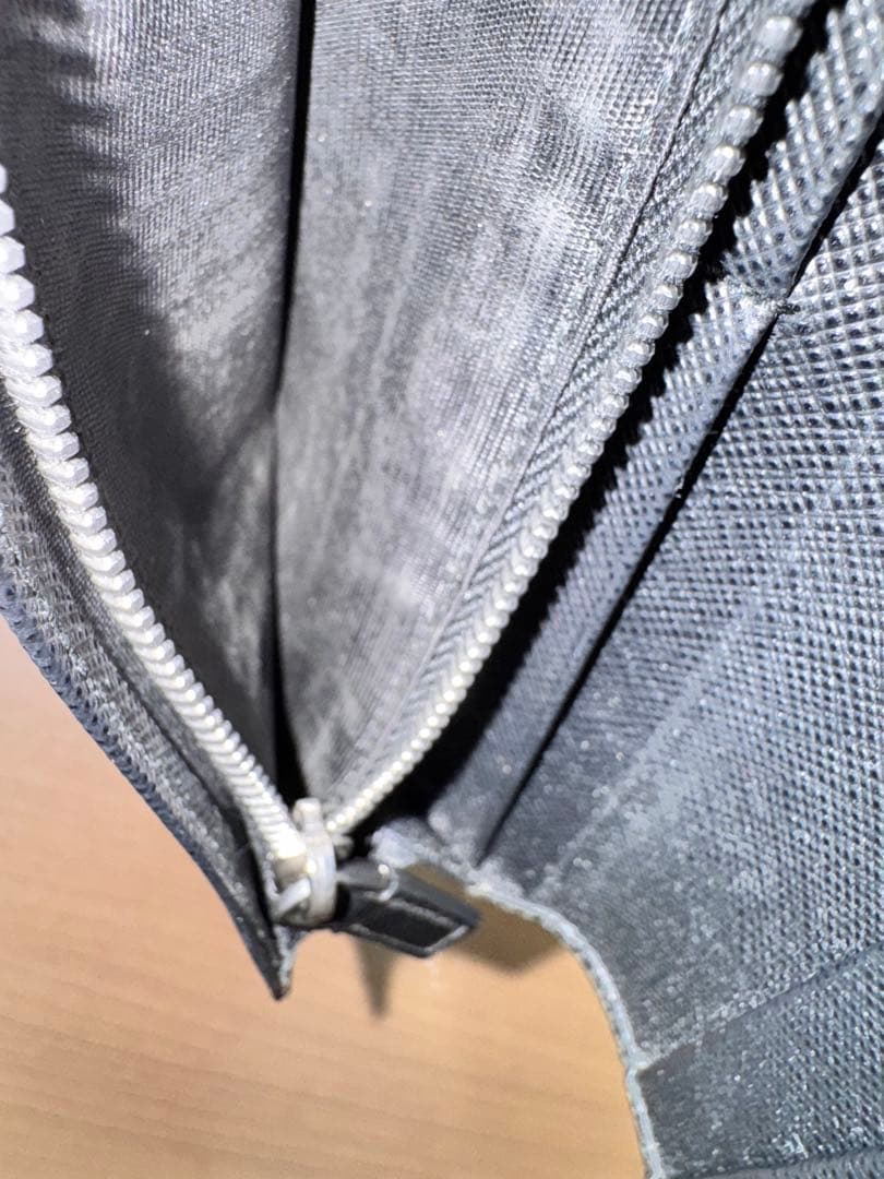 【えす】PRADA プラダ 長財布 サフィアーノレザー