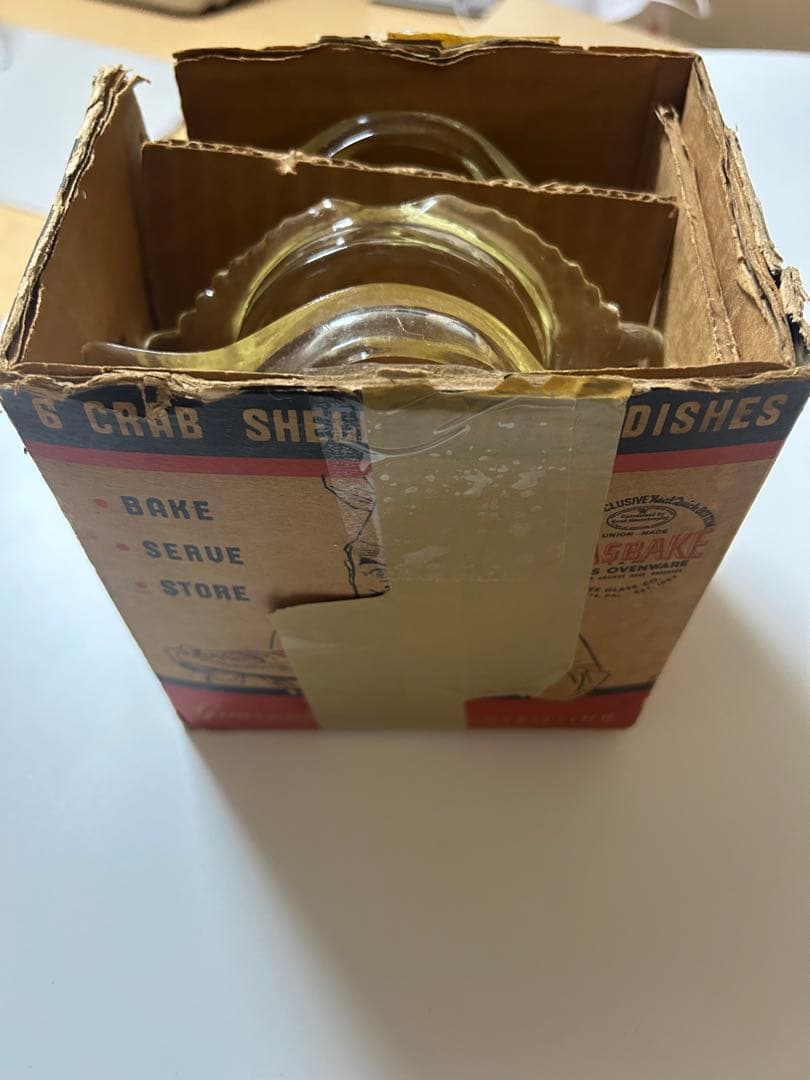 Glasbake社製　耐熱オーブン皿　6個セット