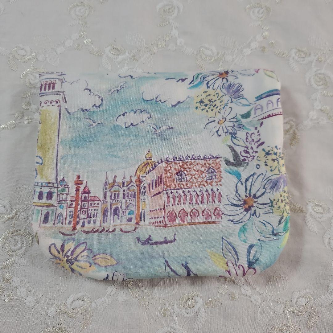 リバティfuwara6重ガーゼハンカチ◇ヴェネツィア◇21×12