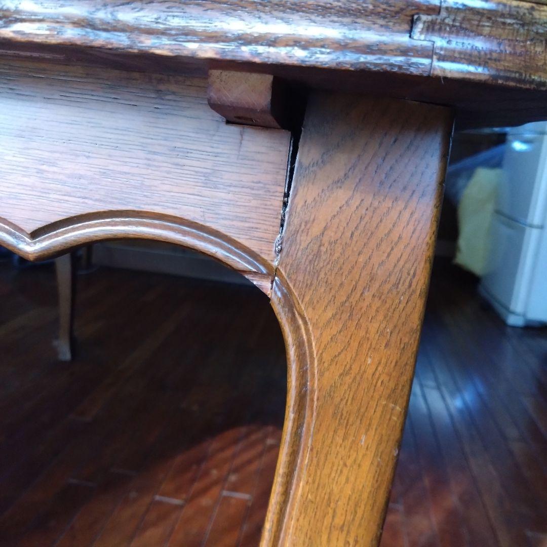 わかば様お取り引き品　 アンティーク　伸長式テーブル　エクステンションテーブル