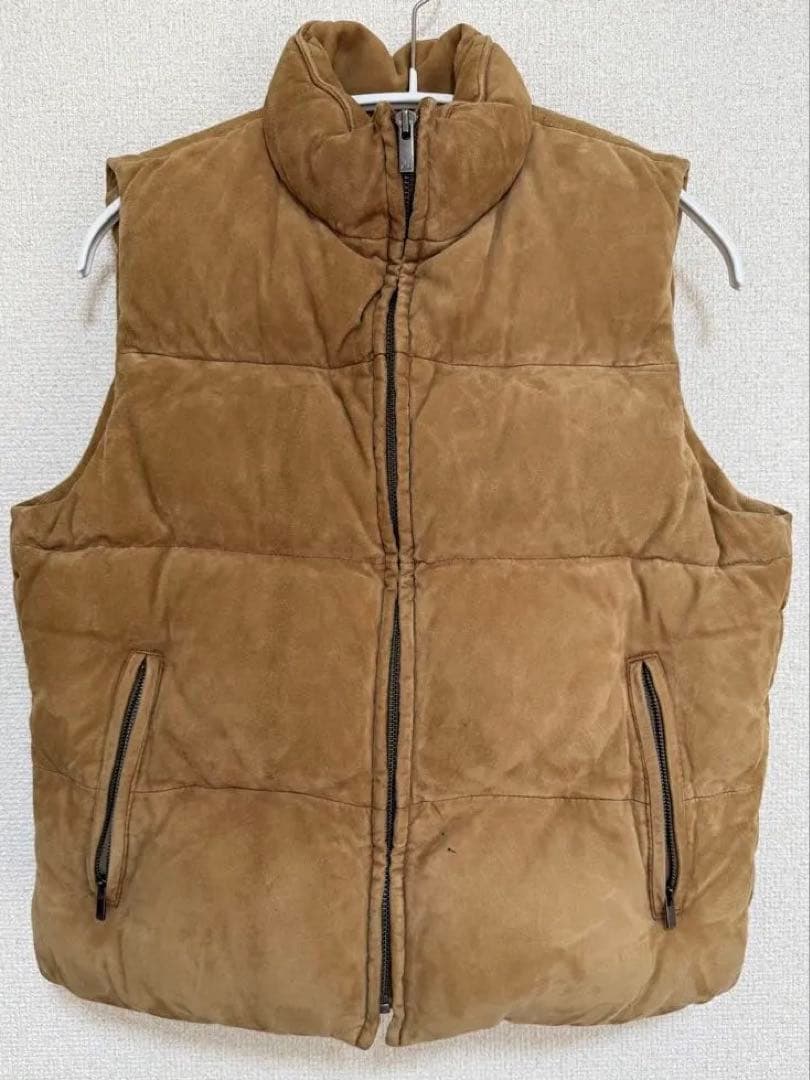 ラルフローレンスポーツ　レザーダウンベスト
