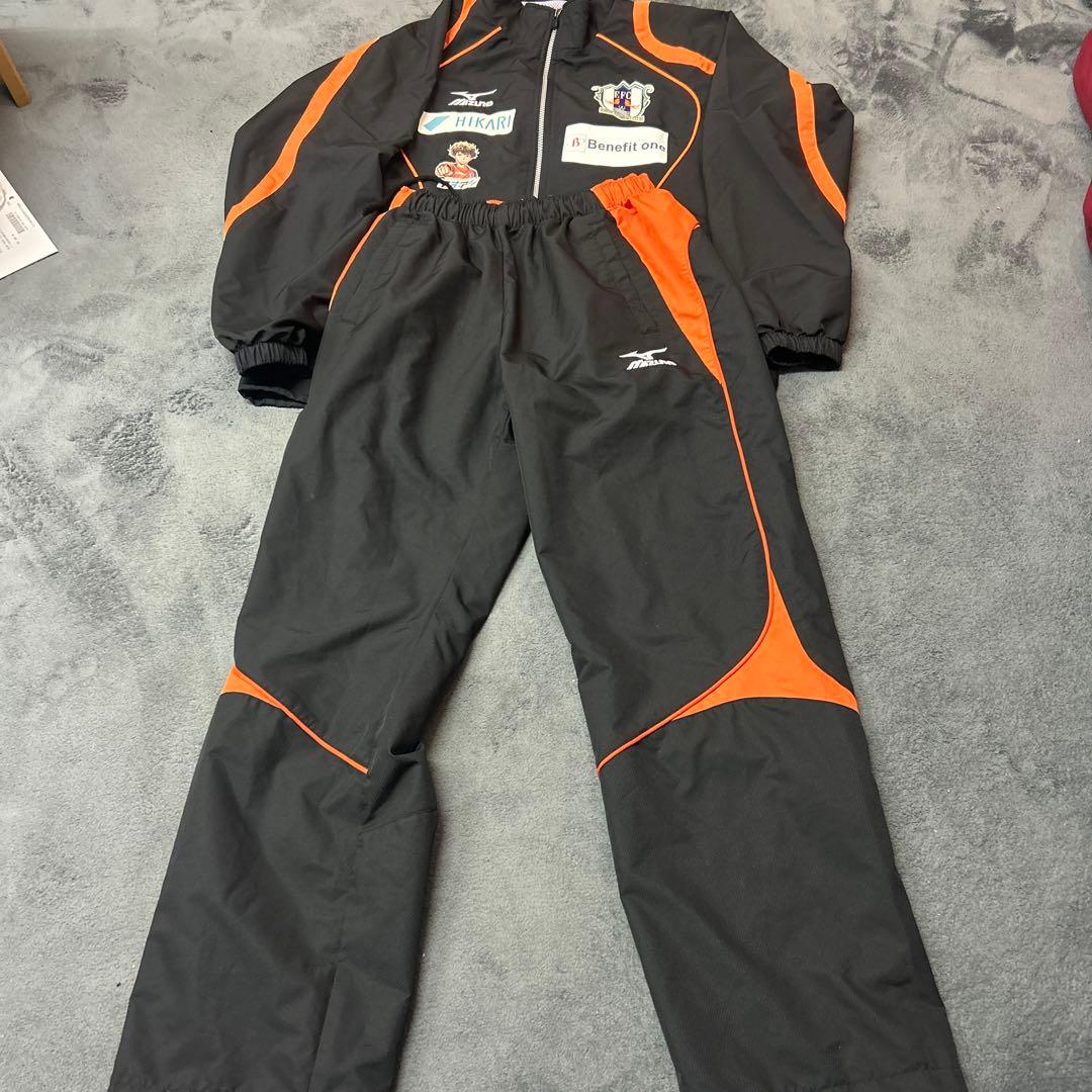 愛媛FCMizuno ウィンドブレーカーセットアップMサイズ
